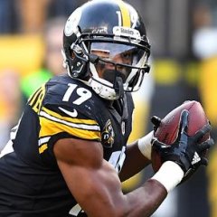 JuJu Smith-Schuster Gives Birth To Football In TD Celebration JuJu Smith-Schuster Gives Birth To Football In TD Celebration