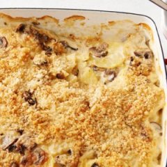 Creamy and Delicious Potato and Mushroom Gratin Creamy and Delicious Potato and Mushroom Gratin