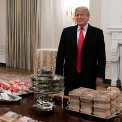 Donald Trump Served The Clemson Football Team A Ton Of Fast Food