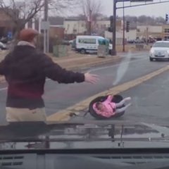 Baby Survives After Car Seat Falls Out Of Moving Car Baby Survives After Car Seat Falls Out Of Moving Car