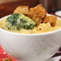 A 25-Minute Broccoli-Cheddar Soup With Chicken and Rice A 25-Minute Broccoli-Cheddar Soup With Chicken and Rice