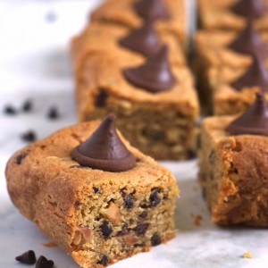 Peanut Butter Blossom Bars