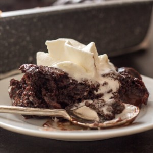 One Pan Chocolate Pudding Cake
