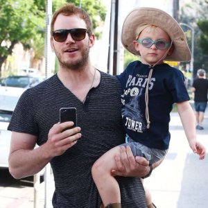 Chris Pratt Goes To Church With His Son Jack Post-Split