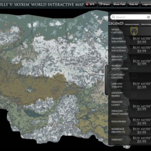 Skyrim's New Interactive World Map is Ridiculously Massive