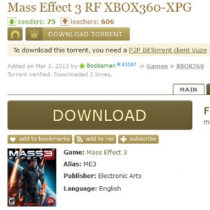 Mass Effect 3 gets leaked online
