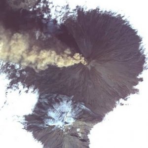 Stunning Satellite Photo Reveals Volcanic Eruption in Russia
