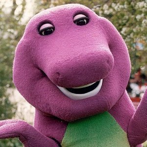 What the Man Inside the Purple Barney Costume Looks Like