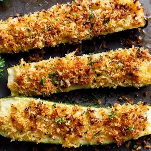 Crispy Parmesan Crusted Zucchini