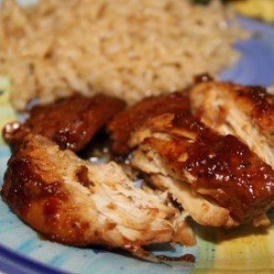 Crock Pot Honey-Bourbon Chicken