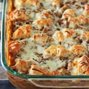 Creamy Meatball Potato Casserole