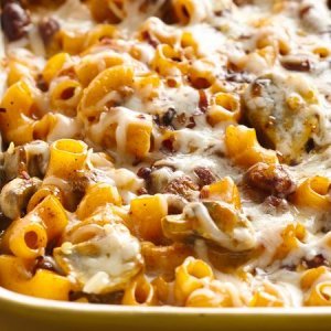 Chili Cheese Spaghetti Bake