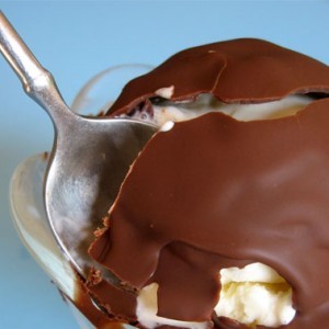 How To Make Your Own Chocolate Shell With Just Two Ingredients