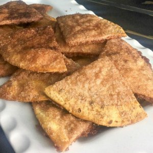 Baked Cinnamon Sugar Tortilla Chips