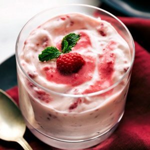 Four-Ingredient Raspberry Cheesecake Fluff