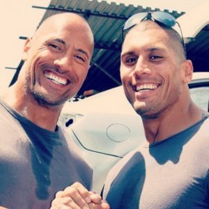 Dwayne Johnson Has an Uncanny Stunt Double Cousin Look Alike