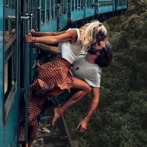 Couple Defends 'Dangerous' Instagram Train Stunt Photo