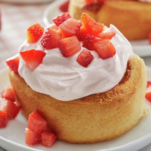 Strawberry Shortcake Cinnamon Rolls