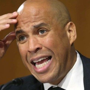 cory booker fights tears discussing fear