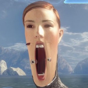 Creepy Face Glitches in Video Games