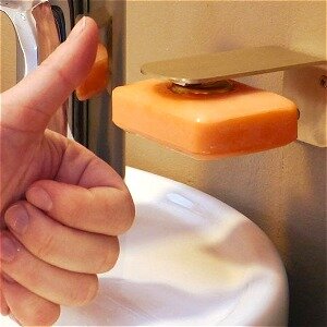 This Simple Bar Soap Hack Keeps Your Countertop Squeaky Clean