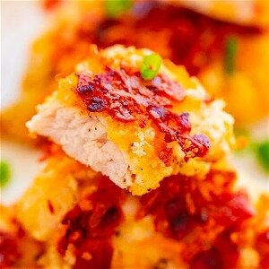 These Cheddar Bacon Chicken Tenders Are Beyond Amazing