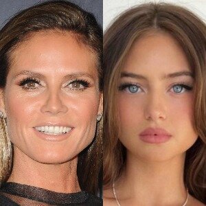 Heidi Klum & Daughter Sizzle In Tiny Bikinis In Italy